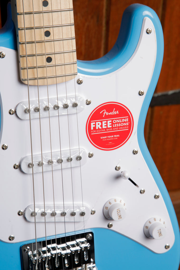 Squier Mini Stratocaster California Blue Electric Guitar