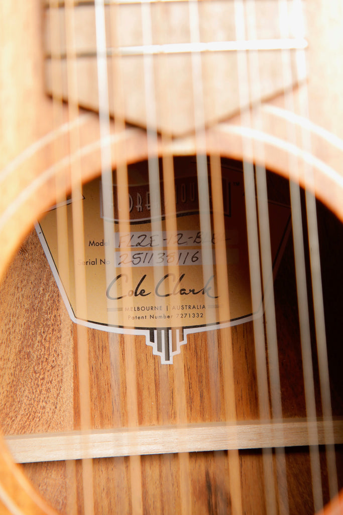 Cole Clark FL2E-12-BLBL Blackwood / Blackwood 12-String Acoustic-Electric Guitar Pre-Owned