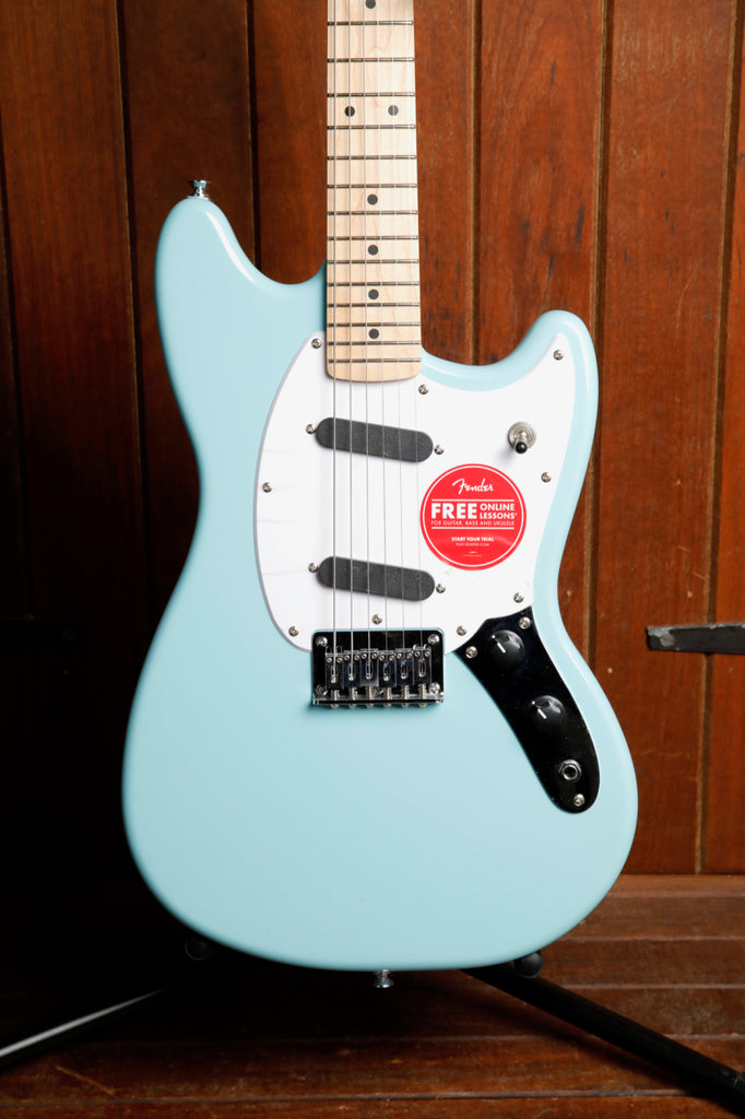 Squier Sonic Mustang Daphne Blue Electric Guitar
