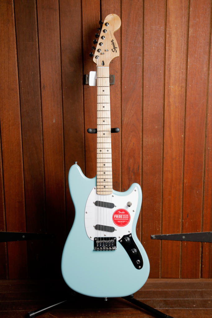 Squier Sonic Mustang Daphne Blue Electric Guitar