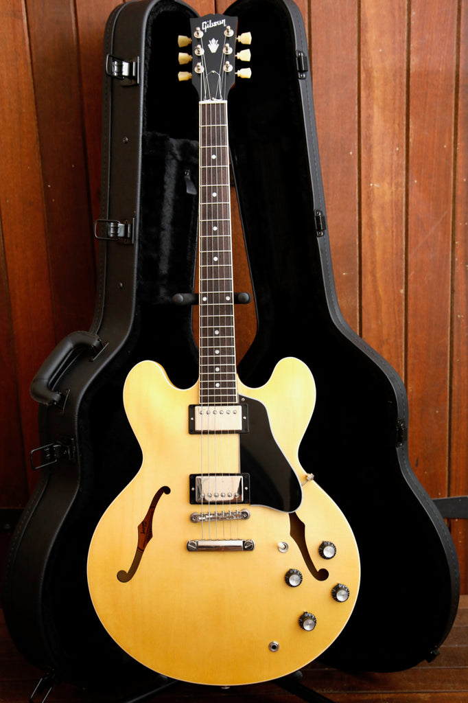 Gibson ES-335 Satin Natural Semi-Hollow Electric Guitar 2022 Pre-Owned