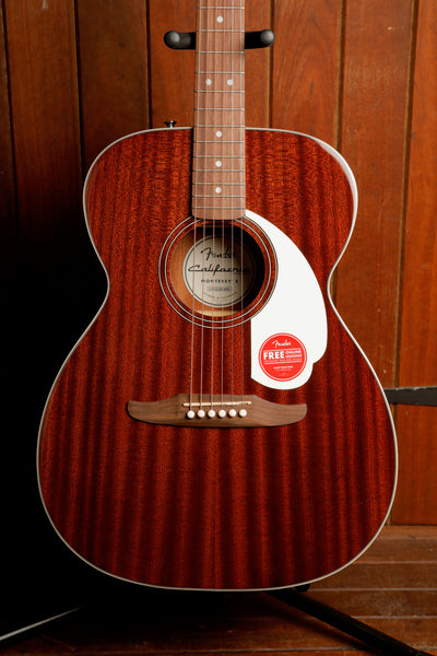 Fender California Standard Monterey E Natural Sapele Acoustic-Electric Guitar
