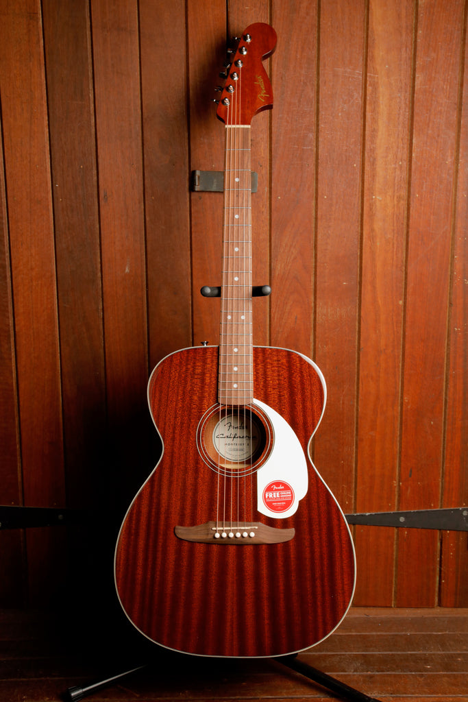 Fender California Standard Monterey E Natural Sapele Acoustic-Electric Guitar
