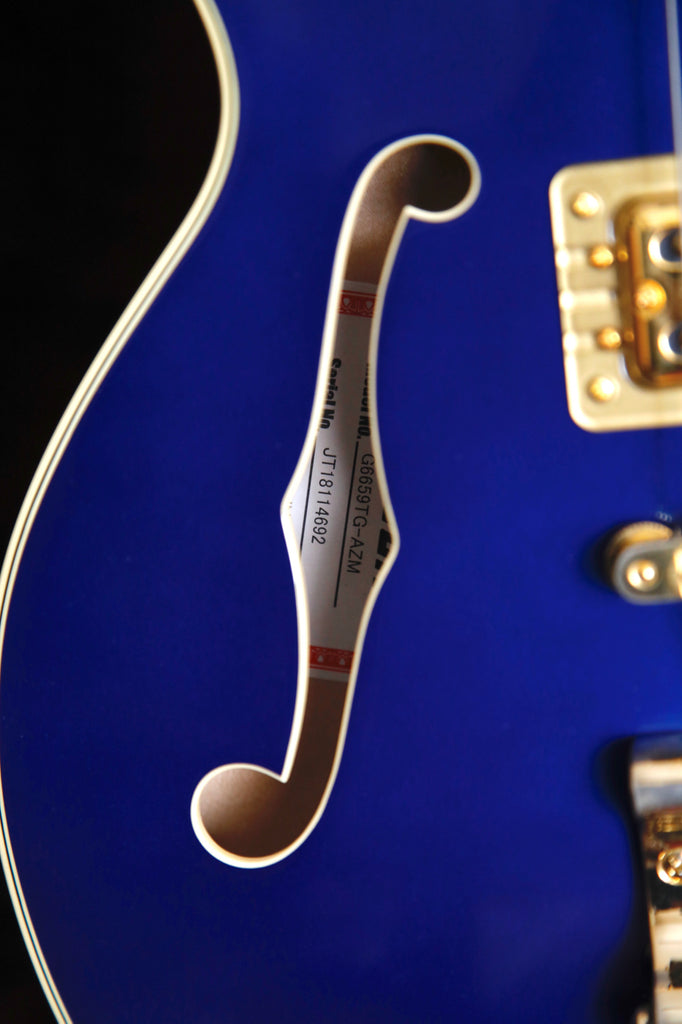Gretsch Broadkaster JR G6659TG Azure Metallic Electric Guitar Pre-Owned