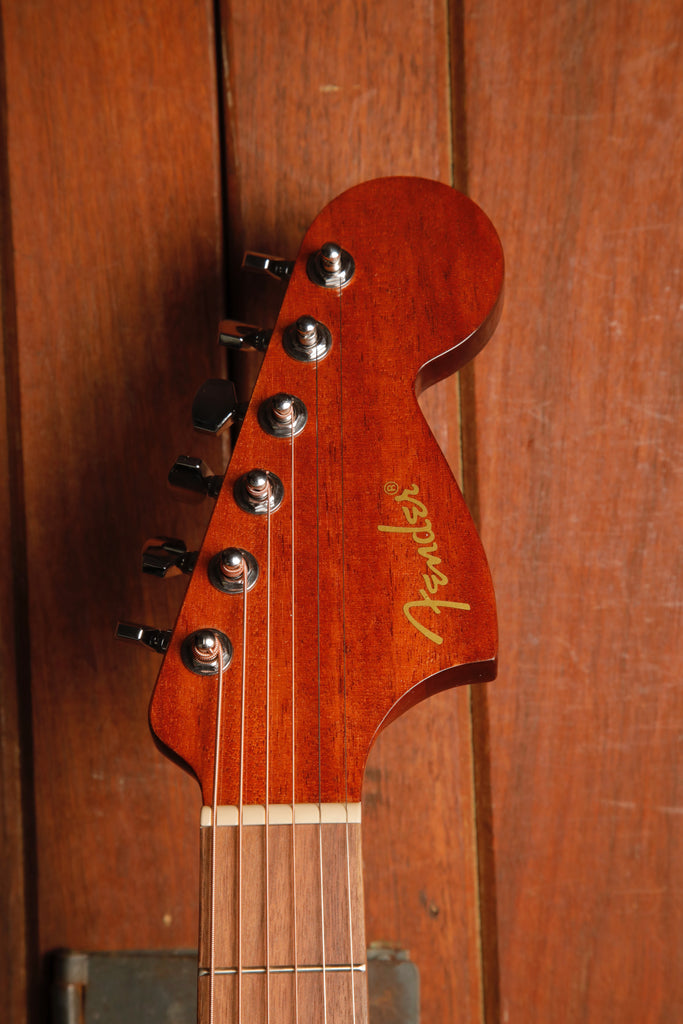 Fender California Standard Monterey E Natural Sapele Acoustic-Electric Guitar