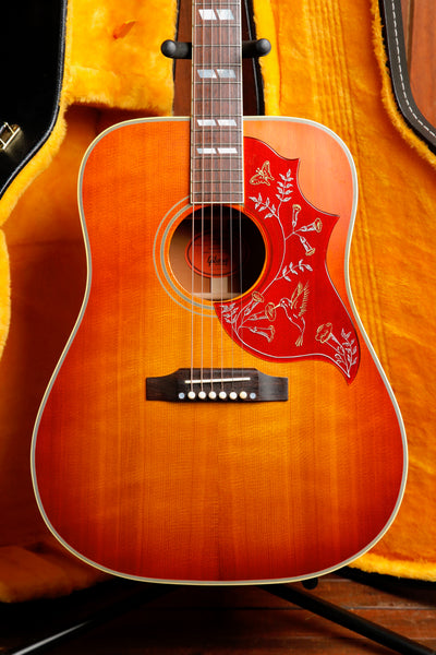 Gibson Custom 1960 Hummingbird Fixed Bridge Acoustic Guitar Heritage Cherry Sunburst 2023 Pre-Owned