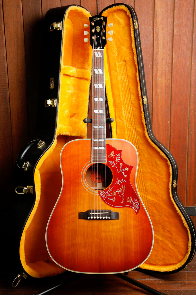 Gibson Custom 1960 Hummingbird Fixed Bridge Acoustic Guitar Heritage Cherry Sunburst 2023 Pre-Owned