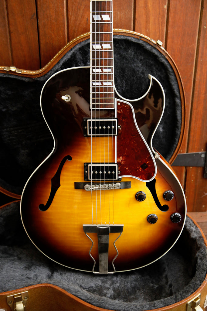 Gibson Memphis ES-175 Figured Vintage Sunburst Hollowbody Electric Guitar 2013 Pre-Owned