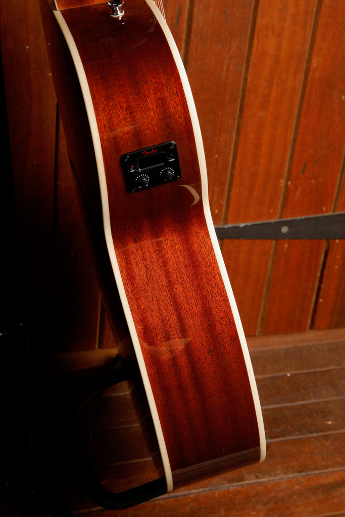 Fender California Standard Monterey E Natural Sapele Acoustic-Electric Guitar
