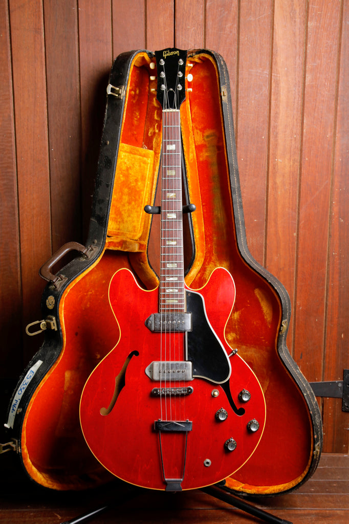 Gibson ES-330 Vintage 1966 Hollowbody Cherry Electric Guitar Pre-Owned