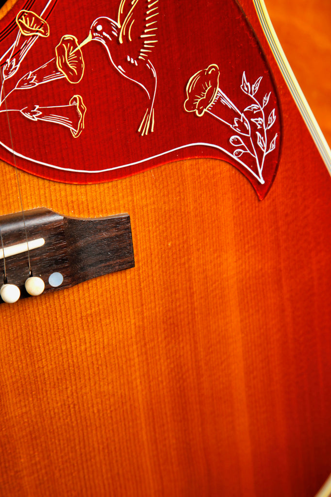 Gibson Custom 1960 Hummingbird Fixed Bridge Acoustic Guitar Heritage Cherry Sunburst 2023 Pre-Owned