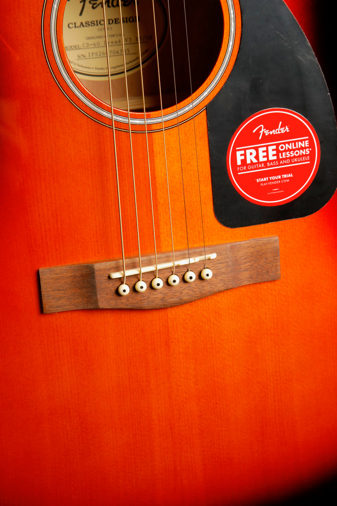 Fender CD-60S V3 DS Dreadnought Sunburst Acoustic Gutiar