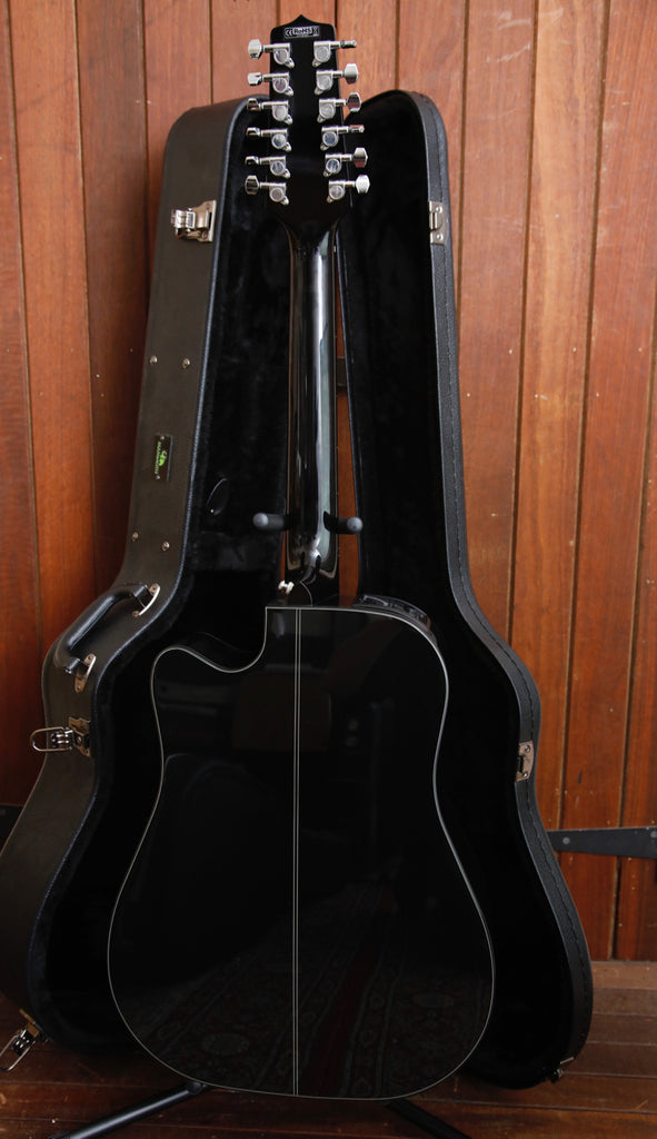 Takamine GD30CE 12-String Black Acoustic-Electric Guitar Pre-Owned