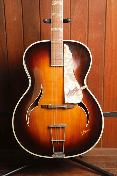 Isana Deluxe Archtop Acoustic Guitar Made in Germany Vintage 1950s Pre-Owned