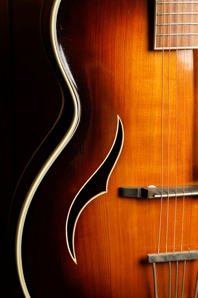 Isana Deluxe Archtop Acoustic Guitar Made in Germany Vintage 1950s Pre-Owned