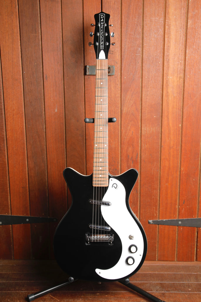 Danelectro '59M NOS+ Black Double Cut Electric Guitar Pre-Owned