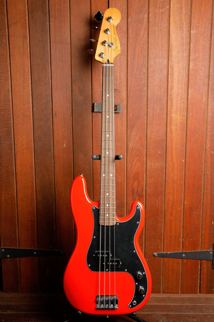 Fender Player II Precision Bass Coral Red Bass Guitar Pre-Owned
