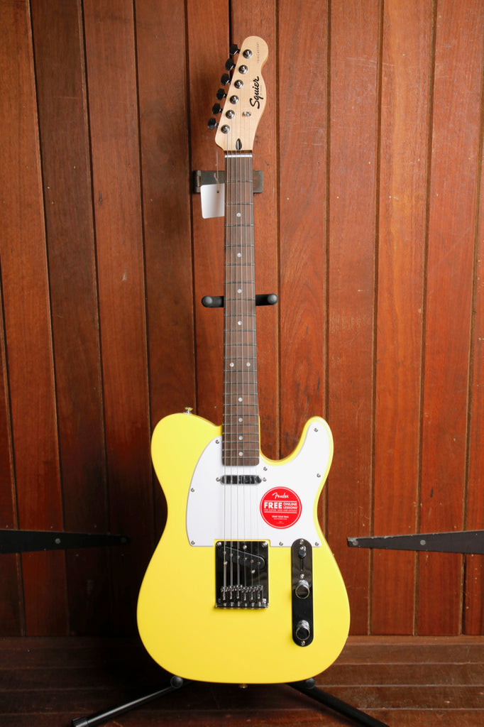 Squier Sonic Telecaster Canary Yellow Electric Guitar