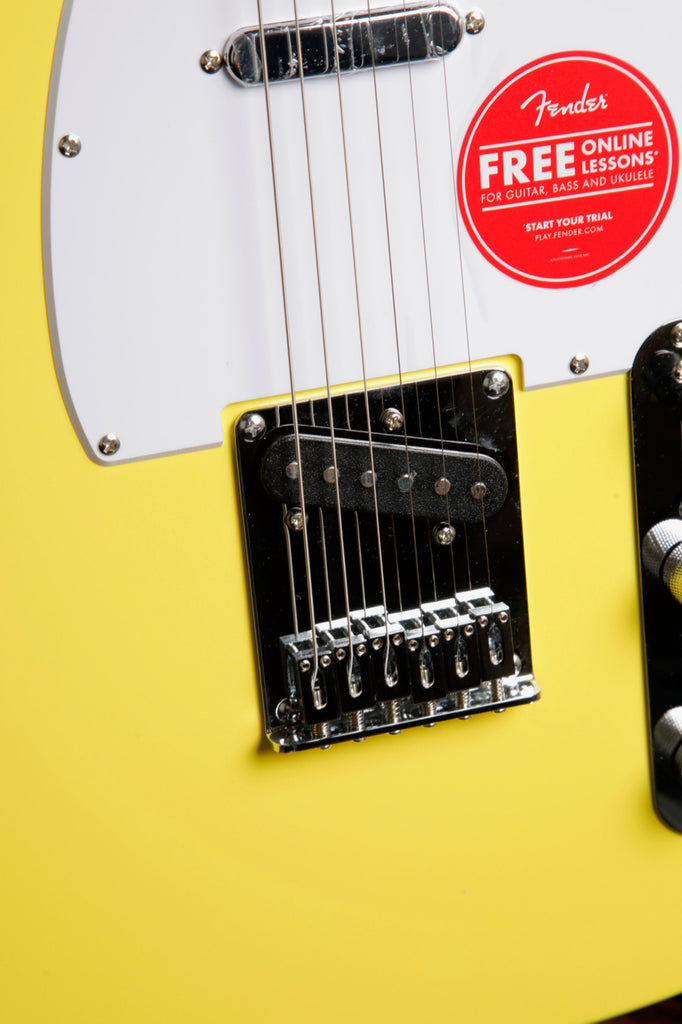 Squier Sonic Telecaster Canary Yellow Electric Guitar