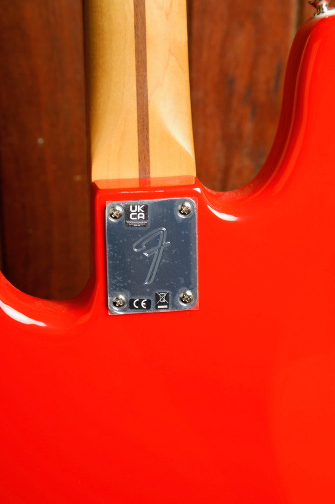 Fender Player II Precision Bass Coral Red Bass Guitar Pre-Owned