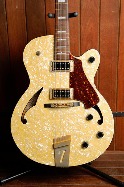 Italia Torino Pearloid Hollowbody Electric Guitar Pre-Owned
