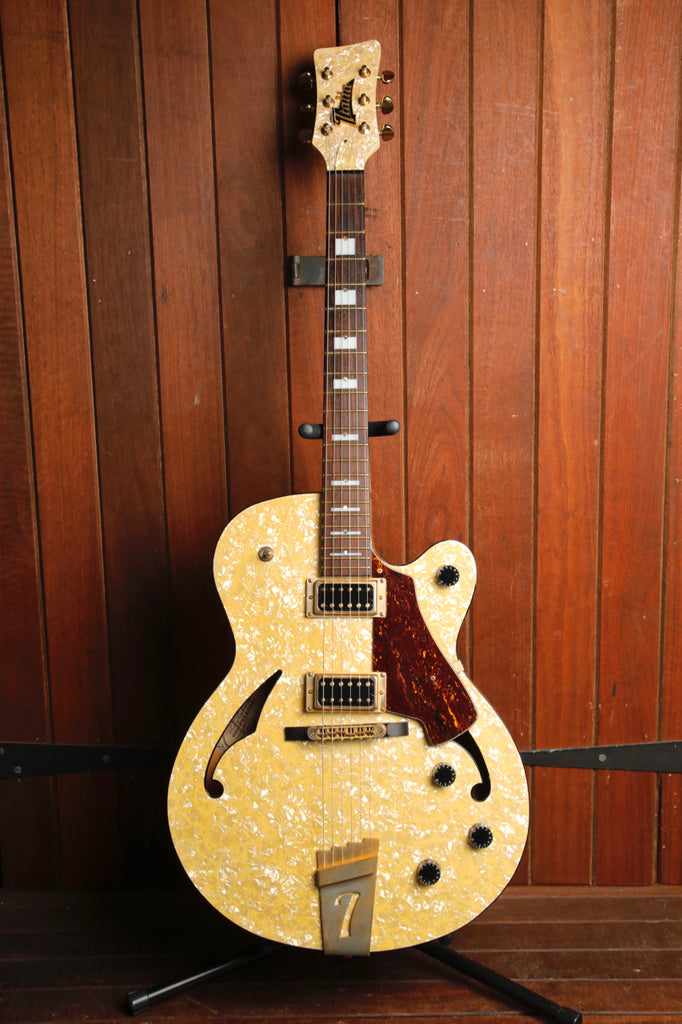 Italia Torino Pearloid Hollowbody Electric Guitar Pre-Owned