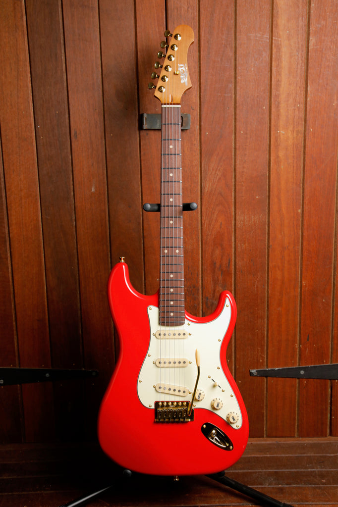 JET Guitars JS-380 RD G Red SSS Electric Guitar