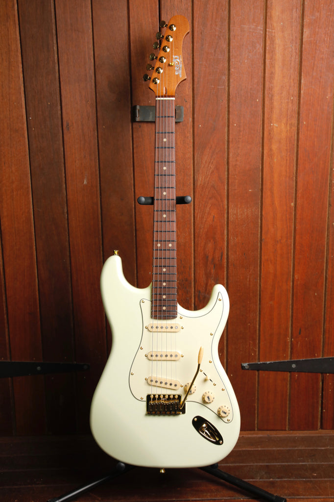JET Guitars JS-380 OW G SSS Olympic White Electric Guitar