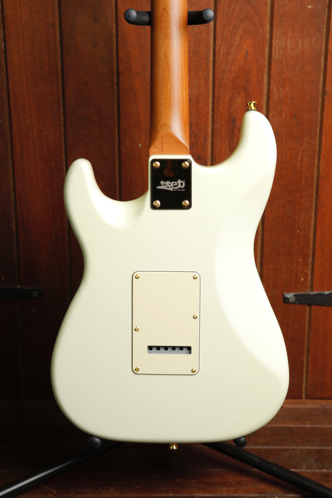 JET Guitars JS-380 OW G SSS Olympic White Electric Guitar