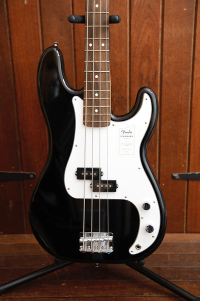 Fender Standard Precision Bass Black Bass Guitar