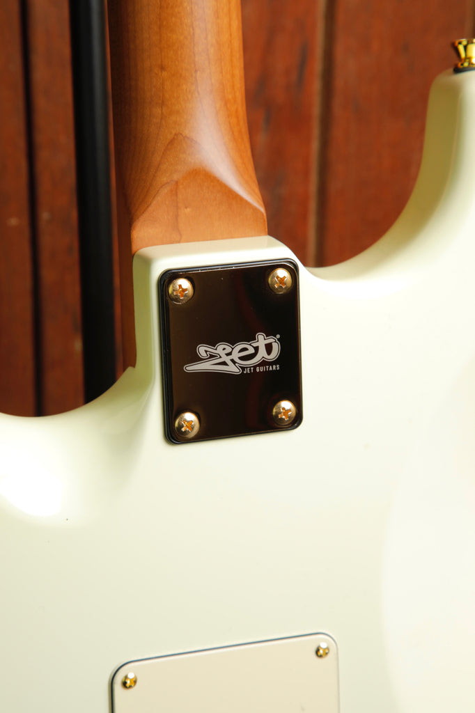 JET Guitars JS-380 OW G SSS Olympic White Electric Guitar