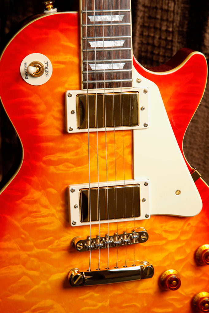 Epiphone Les Paul Ultra Cherry Sunburst Electric Guitar 2008 Pre-Owned