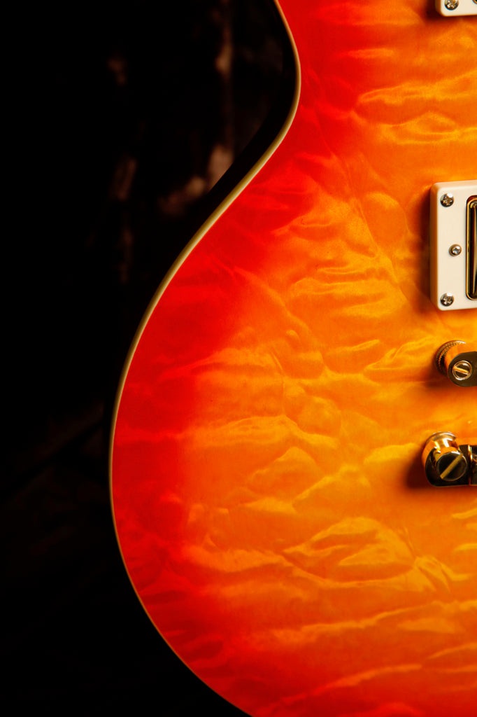 Epiphone Les Paul Ultra Cherry Sunburst Electric Guitar 2008 Pre-Owned