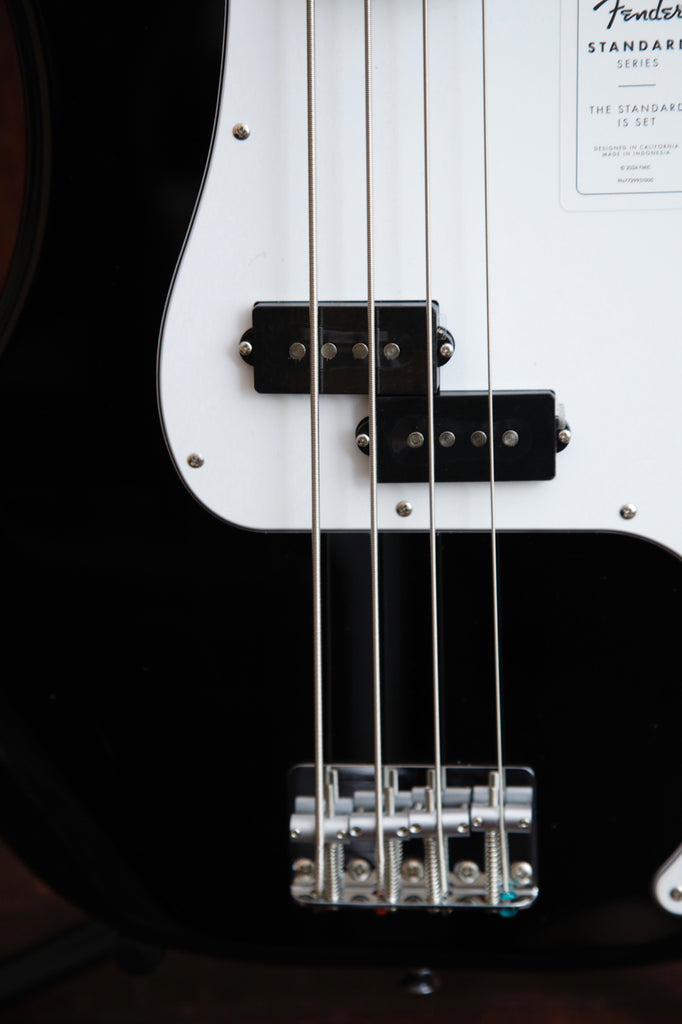 Fender Standard Precision Bass Black Bass Guitar