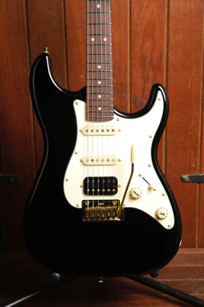 JET Guitars JS-480 BK G Black HSS Electric Guitar
