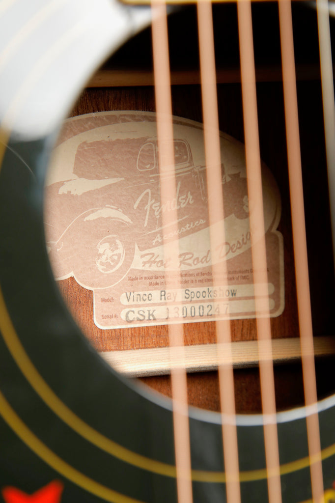 Fender Vince Spook Show T-Bucket Dreadnought Acoustic-Electric Guitar Pre-Owned