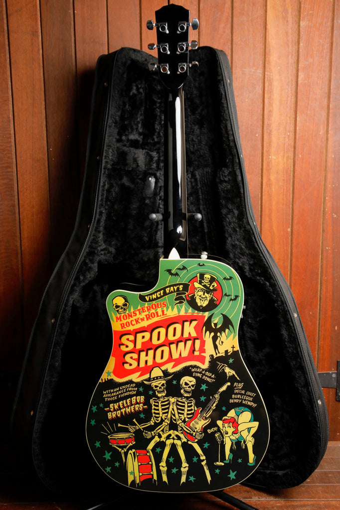 Fender Vince Spook Show T-Bucket Dreadnought Acoustic-Electric Guitar Pre-Owned