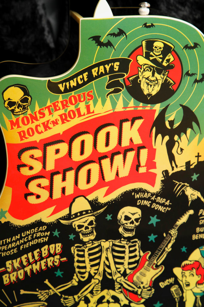 Fender Vince Spook Show T-Bucket Dreadnought Acoustic-Electric Guitar Pre-Owned