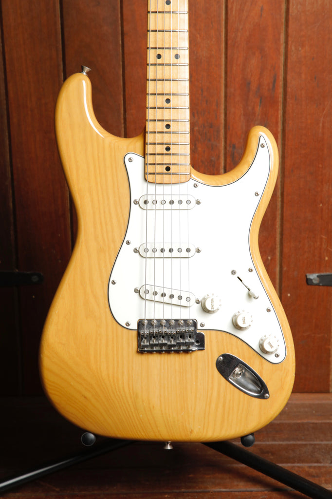 Fender Japan ST71-85TX Stratocaster Natural Ash Electric Guitar 1997 Pre-Owned