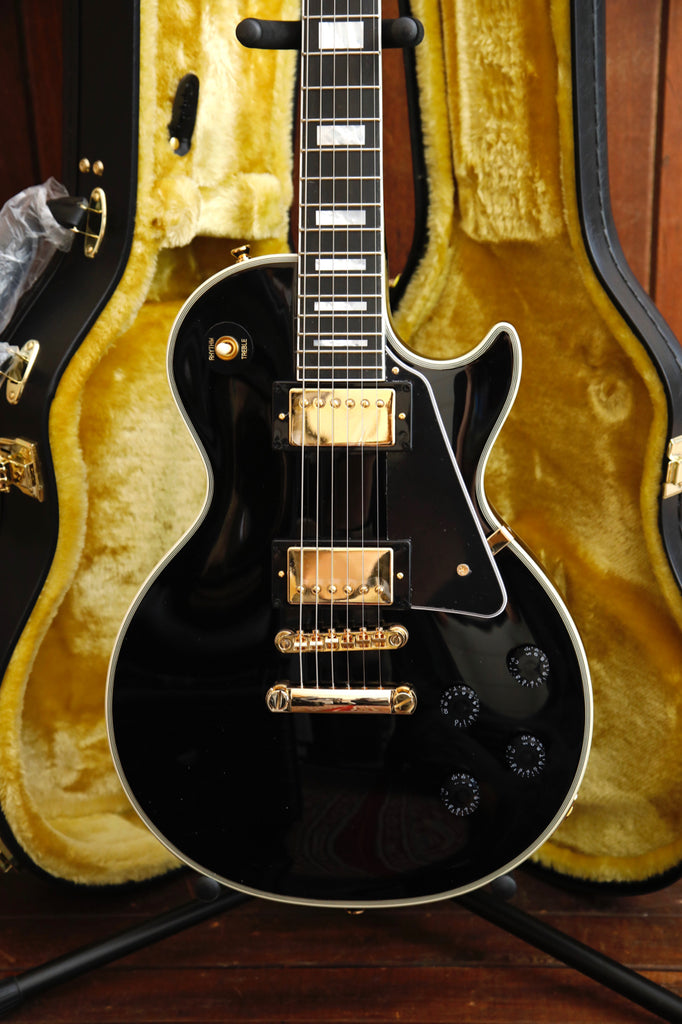 Epiphone Inspired By Gibson Les Paul Custom Ebony w/ Hardshell Case