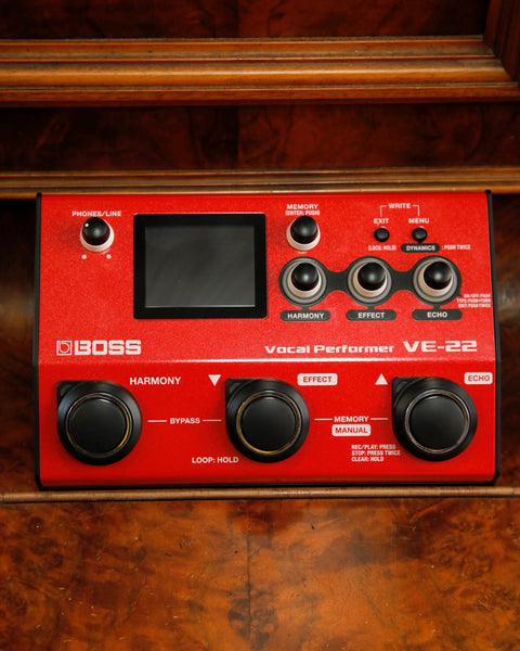Boss VE-22 Vocal Performer Pedal Pre-Owned