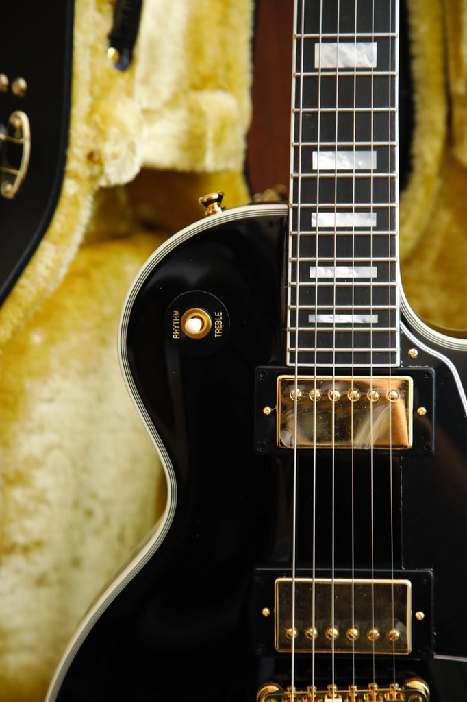 Epiphone Inspired By Gibson Les Paul Custom Ebony w/ Hardshell Case