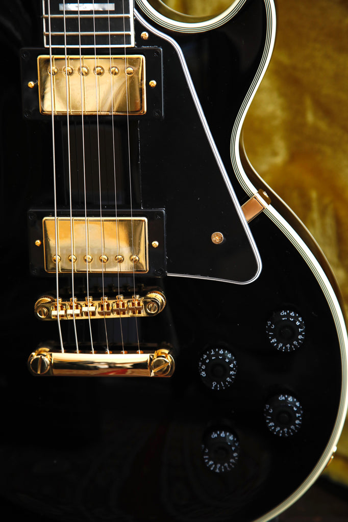 Epiphone Inspired By Gibson Les Paul Custom Ebony w/ Hardshell Case