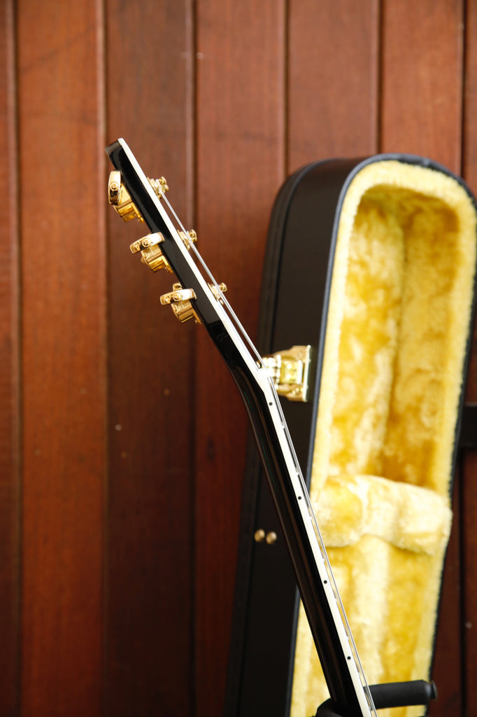 Epiphone Inspired By Gibson Les Paul Custom Ebony w/ Hardshell Case