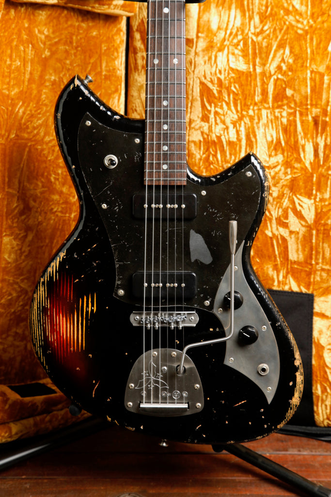 Novo Serus J Custom Bull Black over '64 3-Tone Burst Electric Guitar