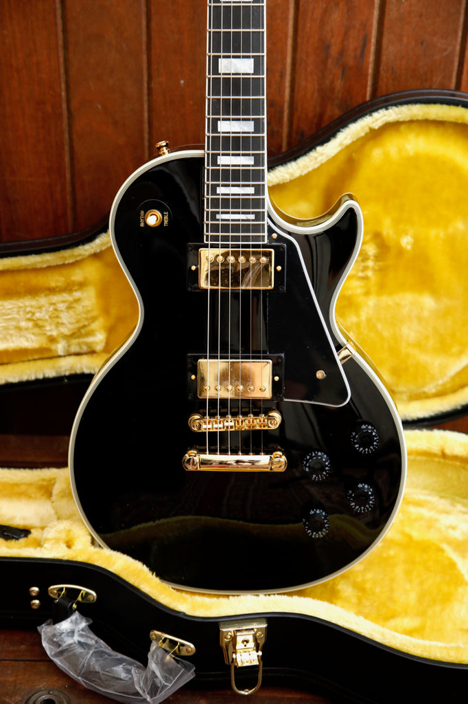 Epiphone Inspired By Gibson Les Paul Custom Ebony w/ Hardshell Case