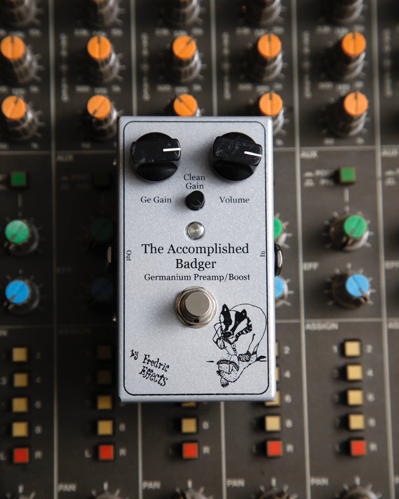 Fredric Effects Accomplished Badger Germanium Preamp/Boost Pedal Pre-Owned