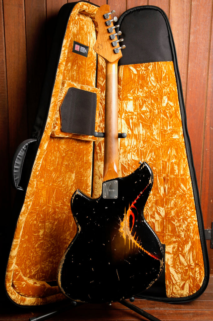Novo Serus J Custom Bull Black over '64 3-Tone Burst Electric Guitar