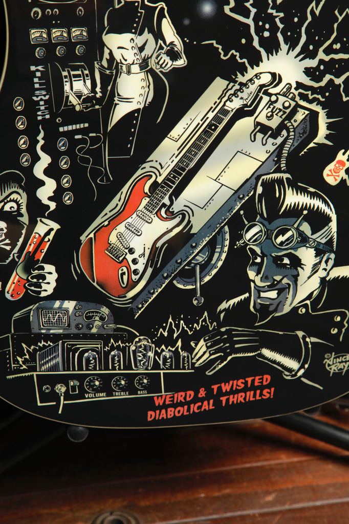 Fender Vince Ray Outer Space Bucket Dreadnought Acoustic-Electric Guitar Pre-Owned