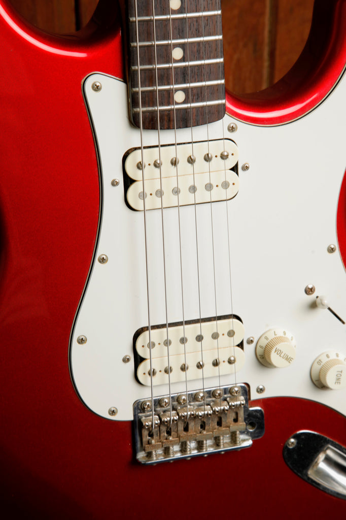 Fender Japan ST-43HM Stratocaster Candy Apple Red Electric Guitar 2004 Pre-Owned